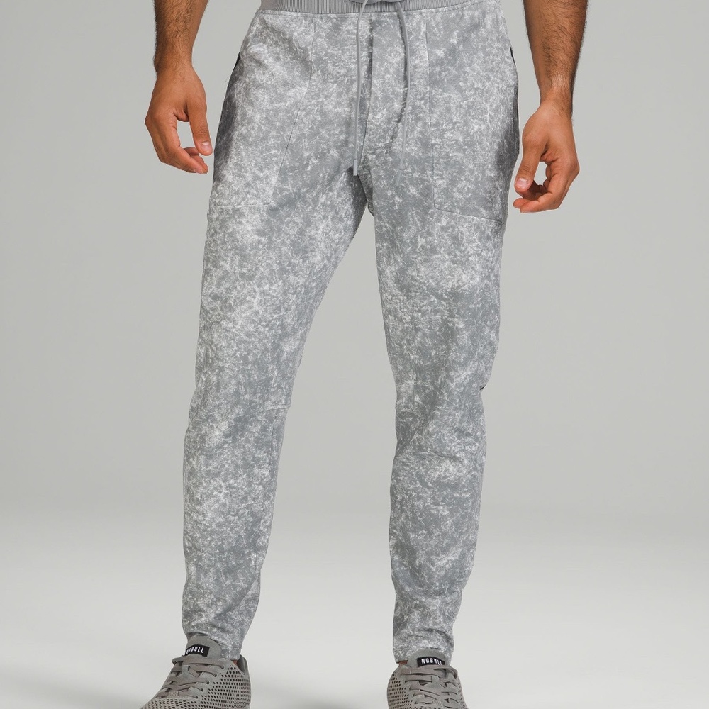 Lululemon Textured Tech Pants (L, Rhino Grey)